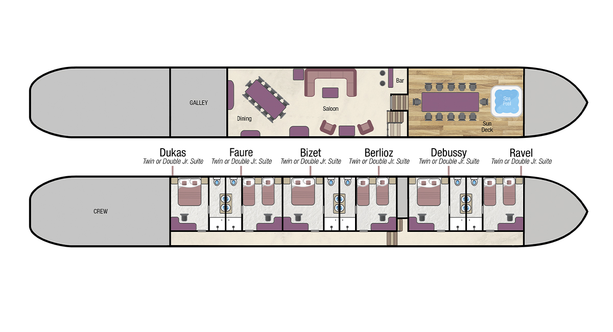 Panache Deck Plan