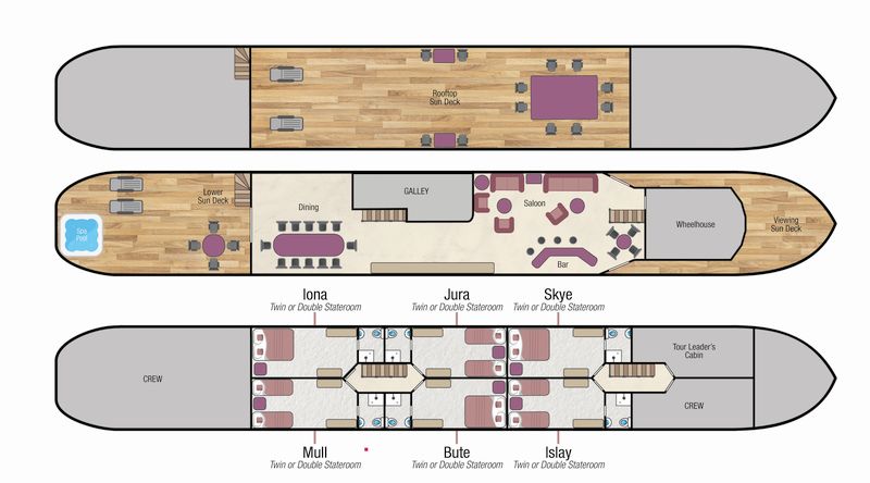 Spirit of Scotland Deck Plan