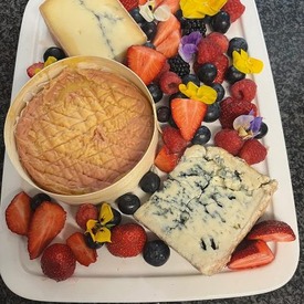 Cheese and fruit