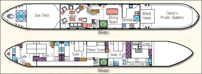 La Nouvelle Etoile Deck Plan