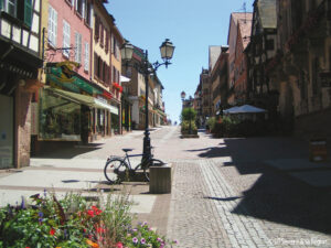 Alsace town near the Marne and Rhine rivers